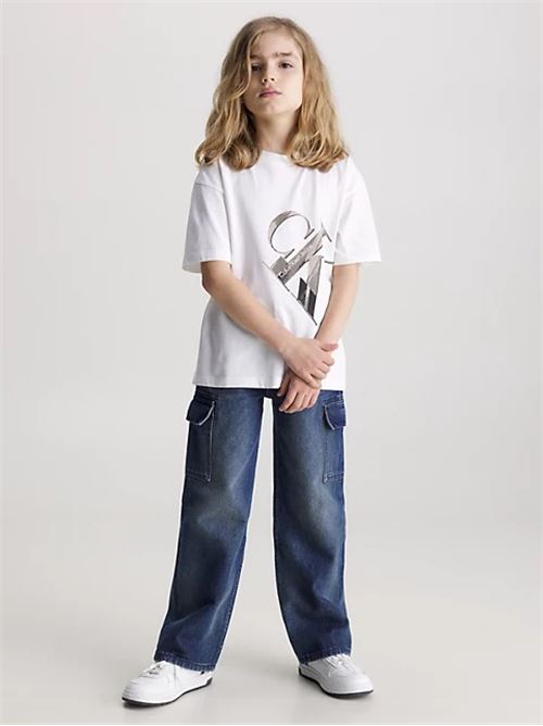 hyper real monogram CALVIN KLEIN JEANS | IB0IB01884YAF